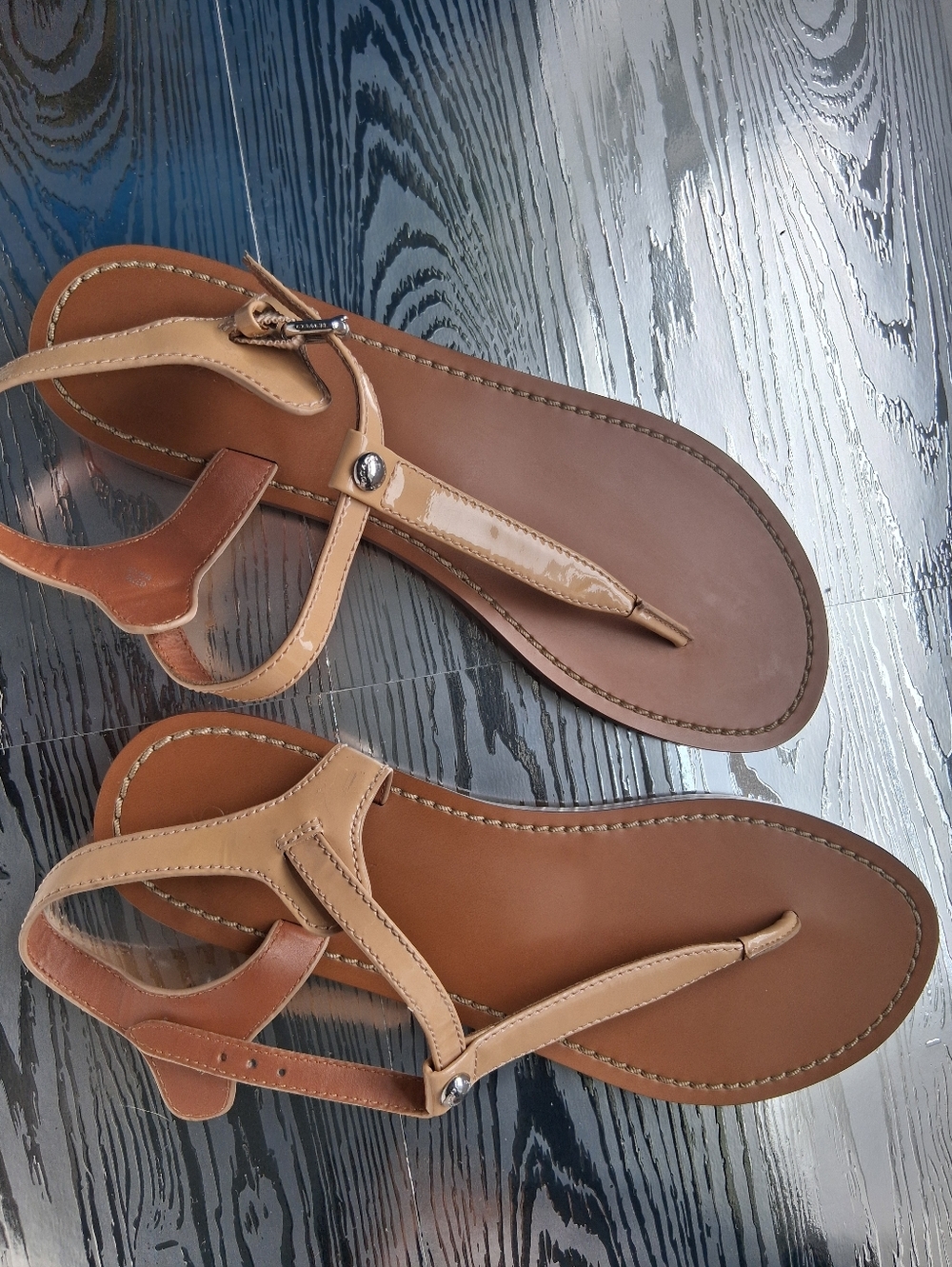 Women’s Coach Leila Leather Sandal